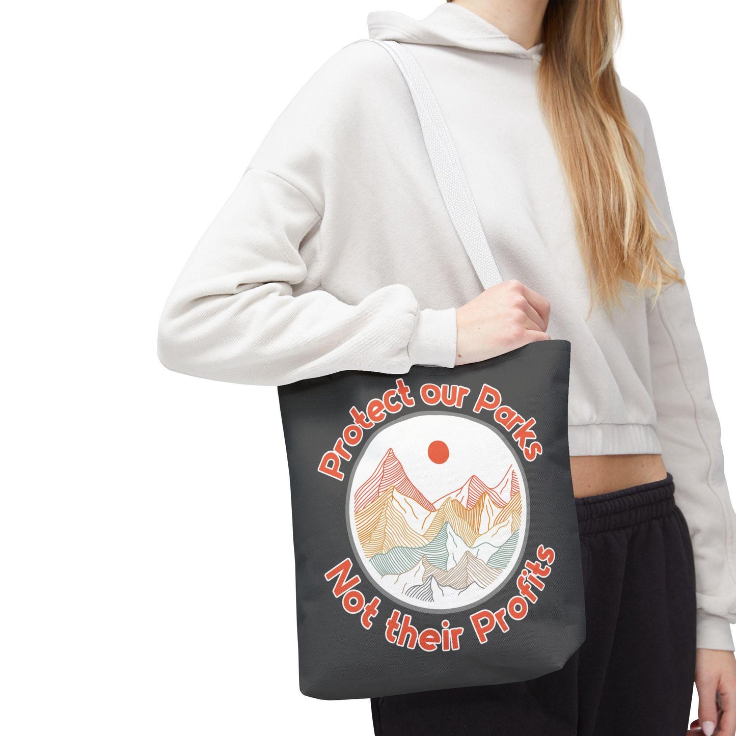 Protect our parks tote bag anti fascism merch anti Trump gift idea f*ck MAGA tote FDT merch granola girl tote bag animal lover gift resist