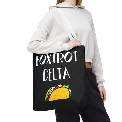 Taco Trump tote bag
