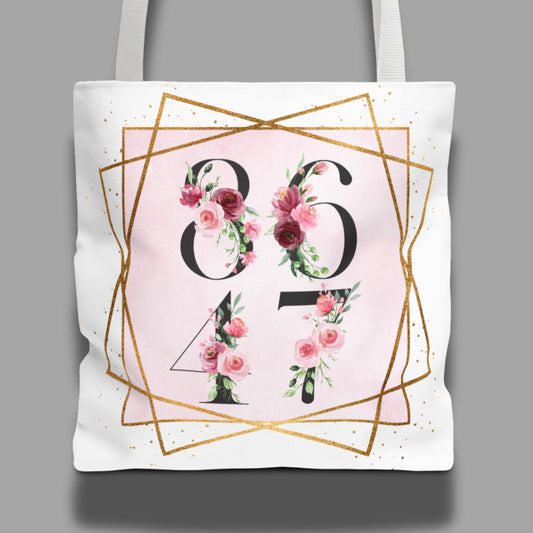 8647 tote bag subtle f*ck trump gift idea anti MAGA tote bag foxtrot delta tango gift taco Trump tote not my president gift idea feminist