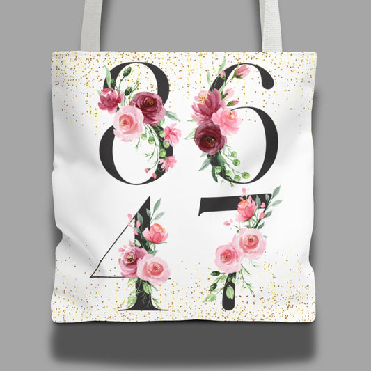 8647 tote bag anti Trump reusable bag