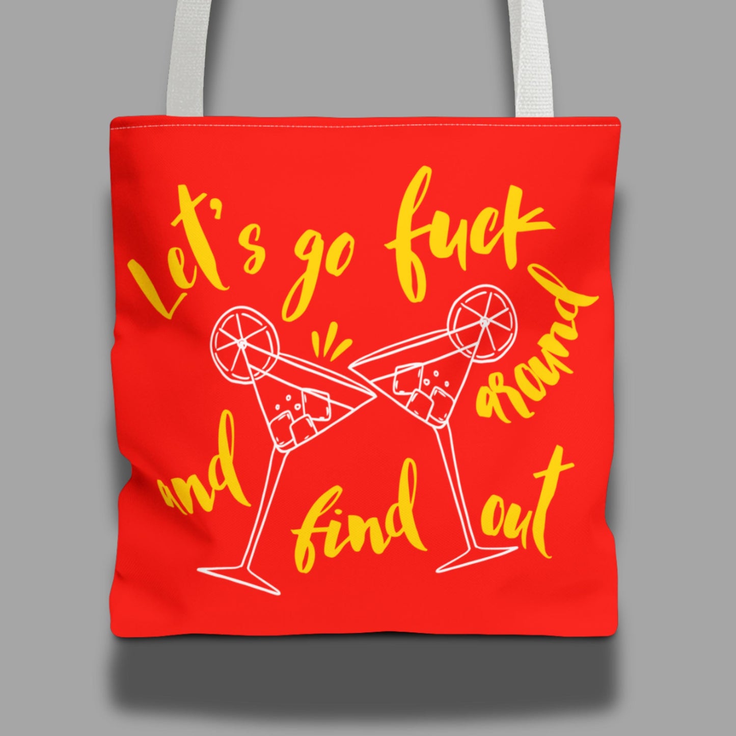 F*ck around and find out tote bag girls night out gift idea bachelorette party merch divorce celebration gift idea breakup tote bag funny