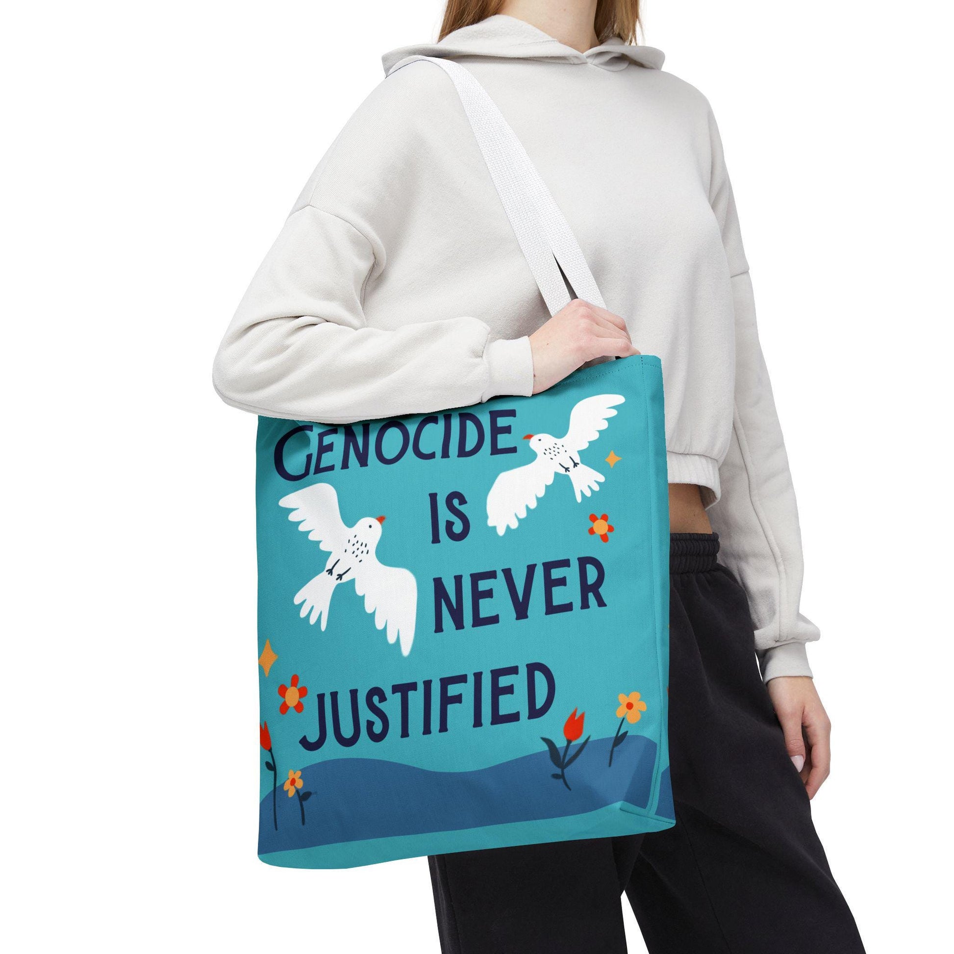 anti fascim tote bag