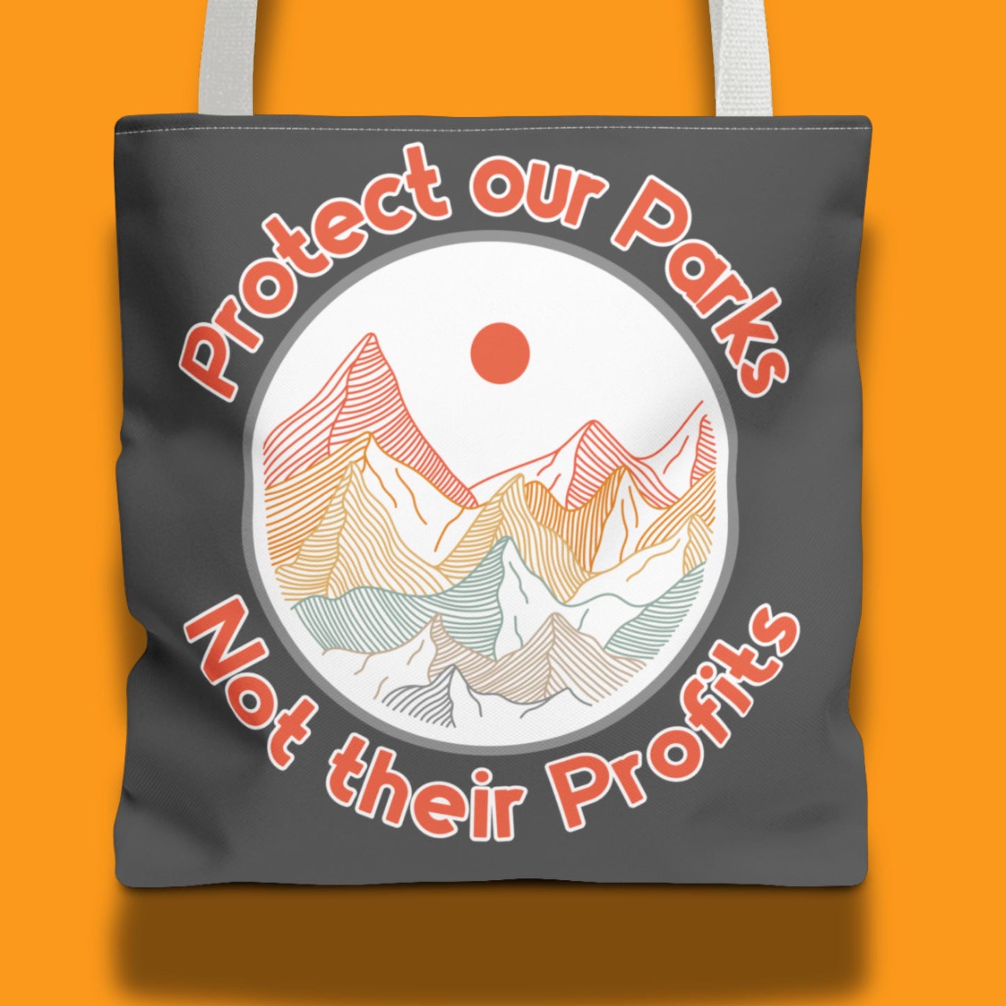 Protect our parks tote bag anti fascism merch anti Trump gift idea f*ck MAGA tote FDT merch granola girl tote bag animal lover gift resist