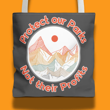 Protect our parks tote bag anti fascism merch anti Trump gift idea f*ck MAGA tote FDT merch granola girl tote bag animal lover gift resist