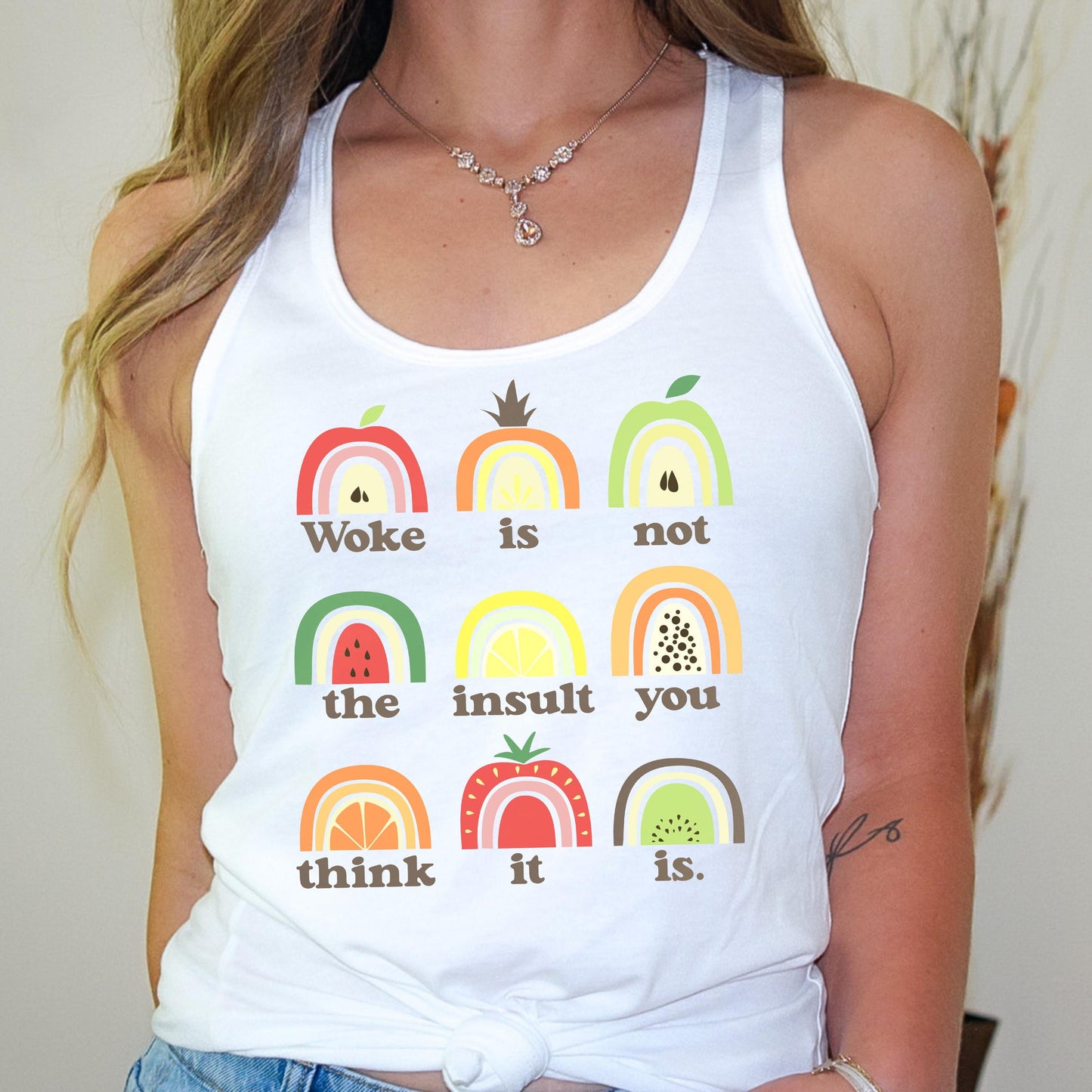 Woke tank top