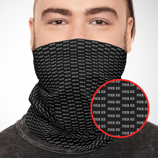 F*ck Ice face cover resist protest mask pro immigration anti surveillance mask protest merch anti Trump face cover anti fascism merchandise