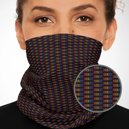 Resist protest face cover anti ICE mask anti fascism anti surveillance face covering resistance movement merch protest gear pro immigration