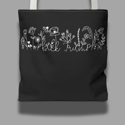 Subtle f*ck Trump reusable bag