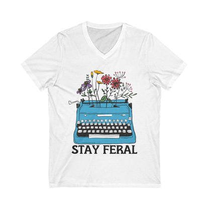 Stay feral shirt funny feminist merch book lover gift idea destroy the patriarchy shirt anti fascism gift idea womens rights shirt resist