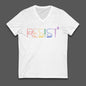 Resist Fascism Tee Nature Lover Shirt Pride Apparel Rainbow V-Neck Tee National Parks Lover Gift Idea Hiking Lover Tee Anti Fascist Apparel