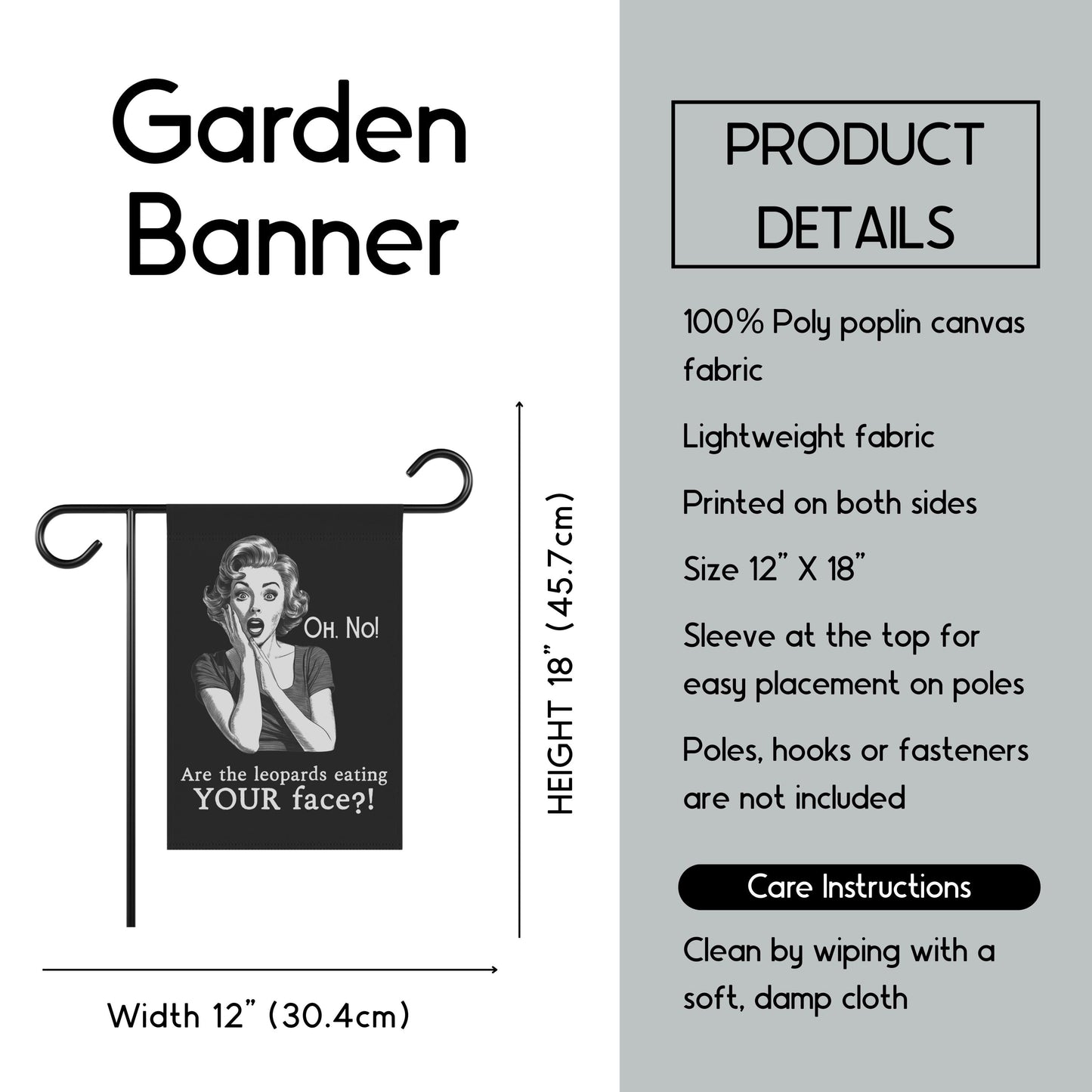 Subtle anti Trump house flag funny political garden banner leopards eating faces party merch defend democracy gift idea protest house flag