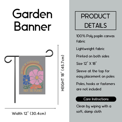 Anti patriarchy house flag environmental activism garden banner feminist yard sign womens rights flag save the bees garden banner resist