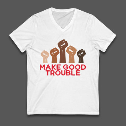 Make good trouble shirt anti fascism merch f*ck ICE apparel no kings protest shirt anti Trump gift idea feminist shirt political activist
