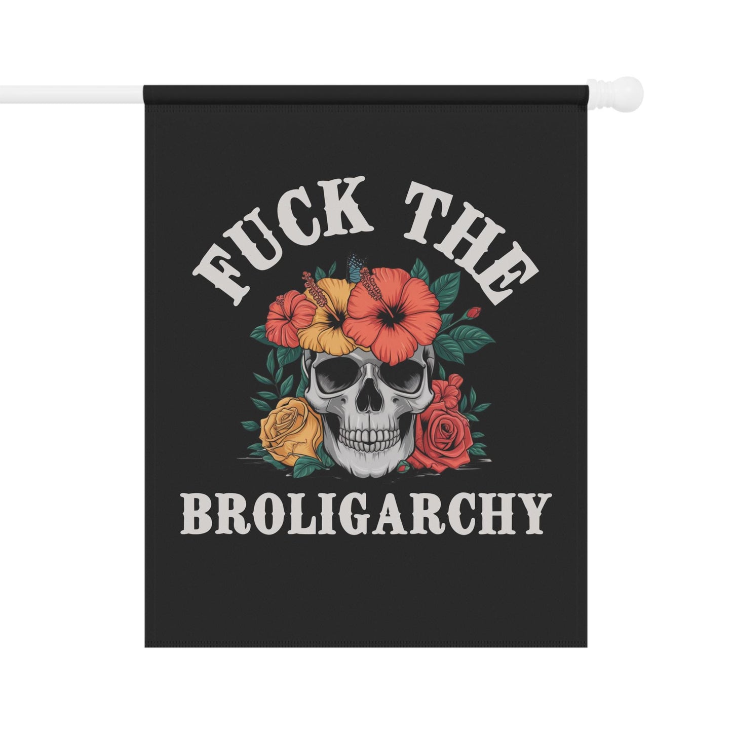 Anti oligarchy house flag funny political garden banner feminist yard flag subtle anti Trump flag resistance movement sign not my president