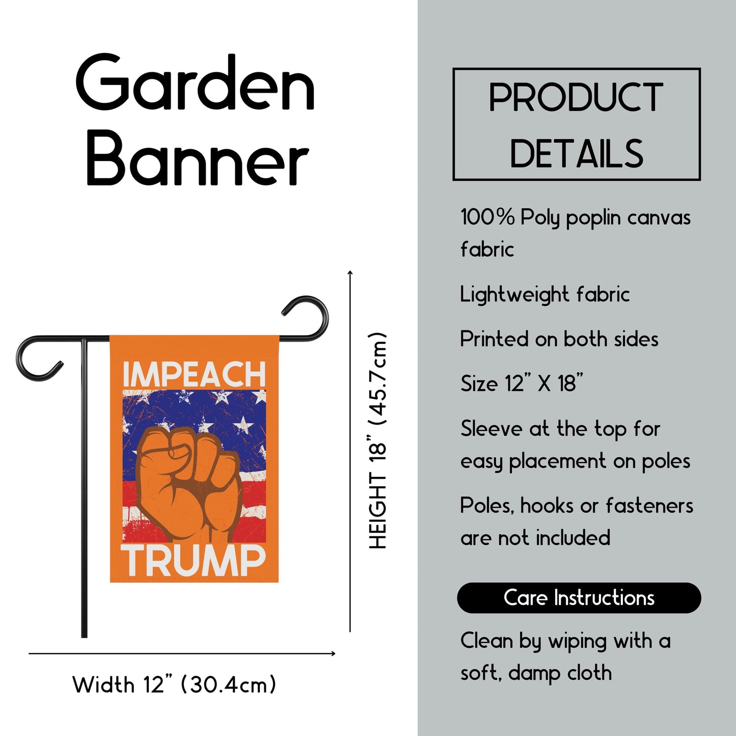 Impeach Trump house flag anti fascism garden banner FDT yard sign 8647 flag not my president yard sign is he dead yet flag resistance banner