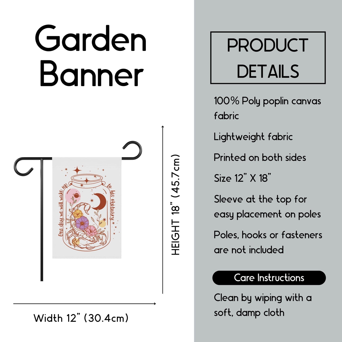 Subtle anti Trump garden banner anti MAGA hidden message house flag 8647 yard sign funny political gift idea resistance movement house flag