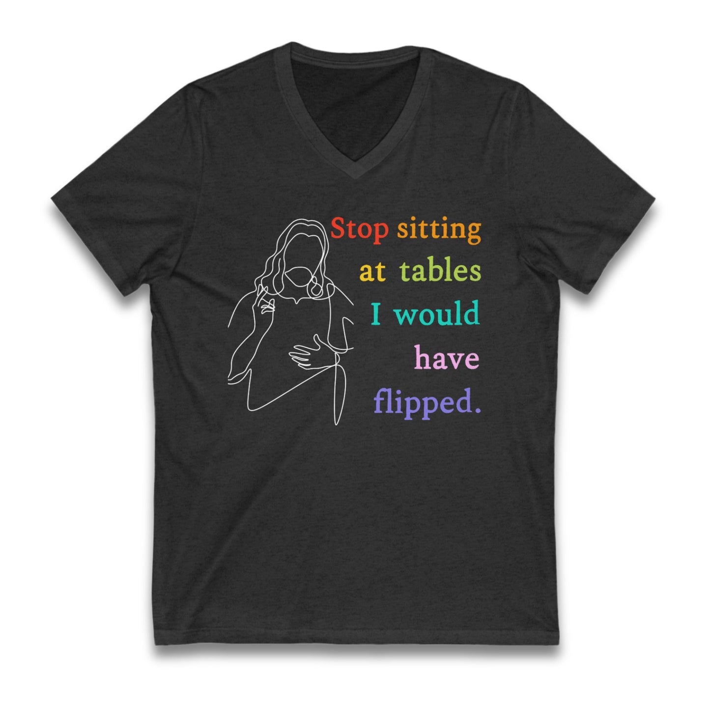 Progressive Christian shirt Jesus was liberal merch lgbtq pride shirt trans rights apparel anti Trump merch liberal Christian shirt resist