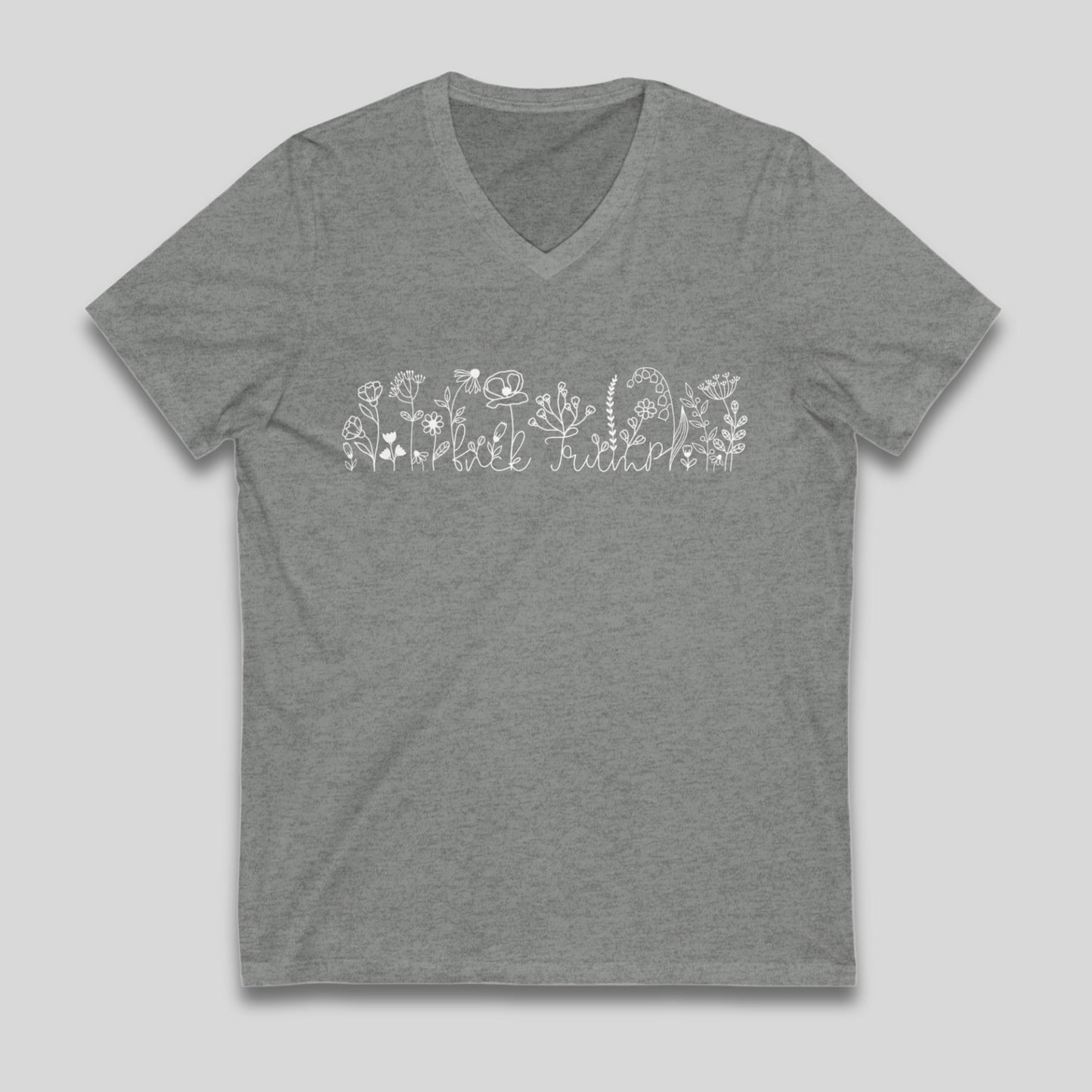 Subtle f*ck Trump shirt anti Trump flower merch FDT protest shirt anti MAGA shirt defend democracy tee no kings shirt feminist gift idea