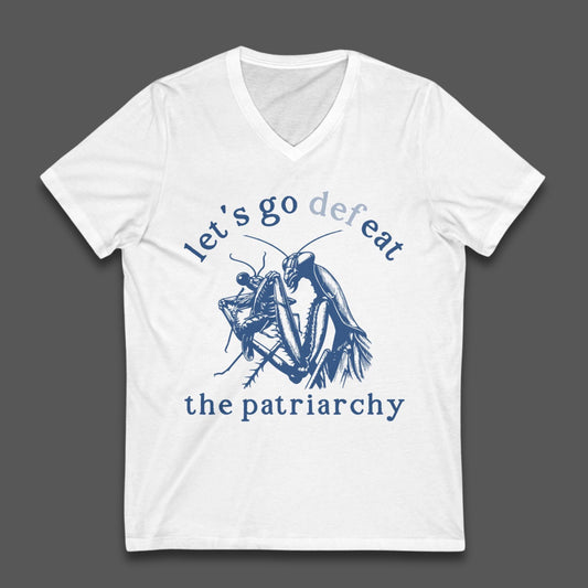 Anti patriarchy shirt funny feminist tee womens rights merch praying mantis top female gaze shirt queer pride tee lgbtq rights top anti MAGA