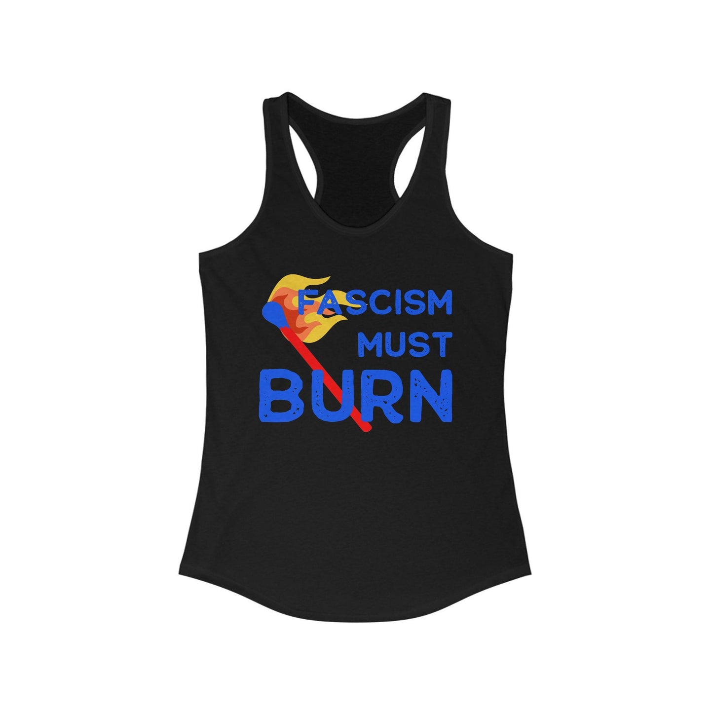 Fascism must burn tank top anti Trump shirt destroy the patriarchy tank anti fascist merch f*ck ICE tank top no kings in America shirt