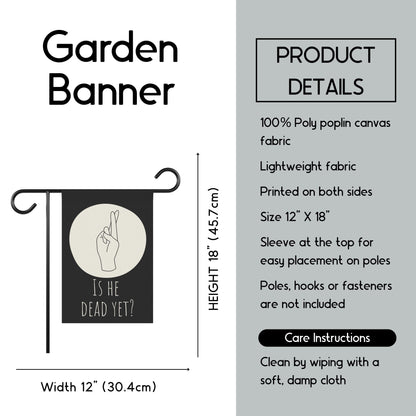 Subtle anti Trump house flag 86 47 garden banner FDT yard sign impeach Trump flag not my president garden flag funny political gift idea