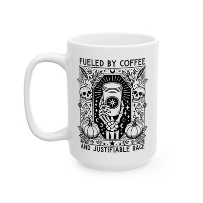 Feminist coffee mug coffee lover gift idea funny feminist merch activist gift womens rights merch anti Trump mug anti fascism merch f*ck ICE