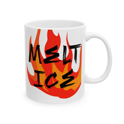 Melt ICE coffee mug pro immigration gift idea chinga la migra merch f*ck ICE mug anti Trump gift idea protect immigrants mug activist gift