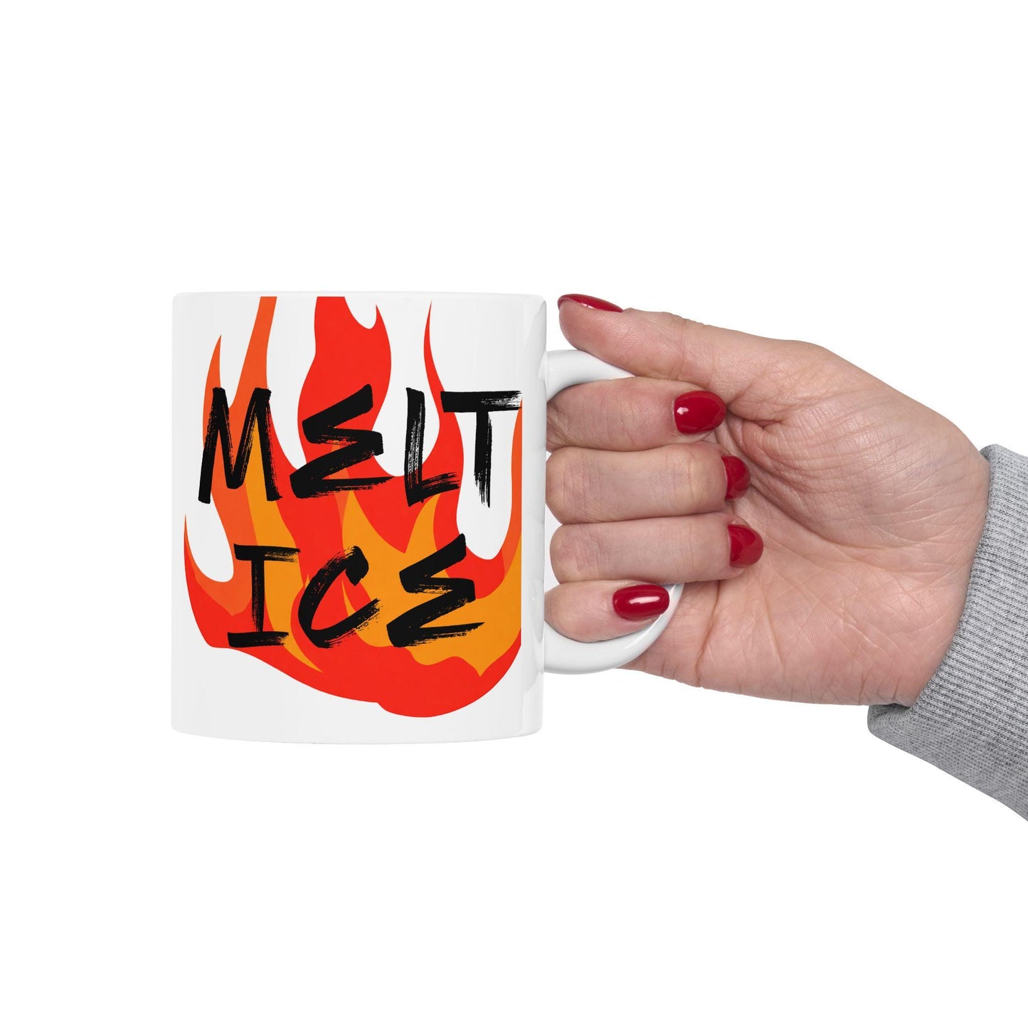 Melt ICE coffee mug pro immigration gift idea chinga la migra merch f*ck ICE mug anti Trump gift idea protect immigrants mug activist gift