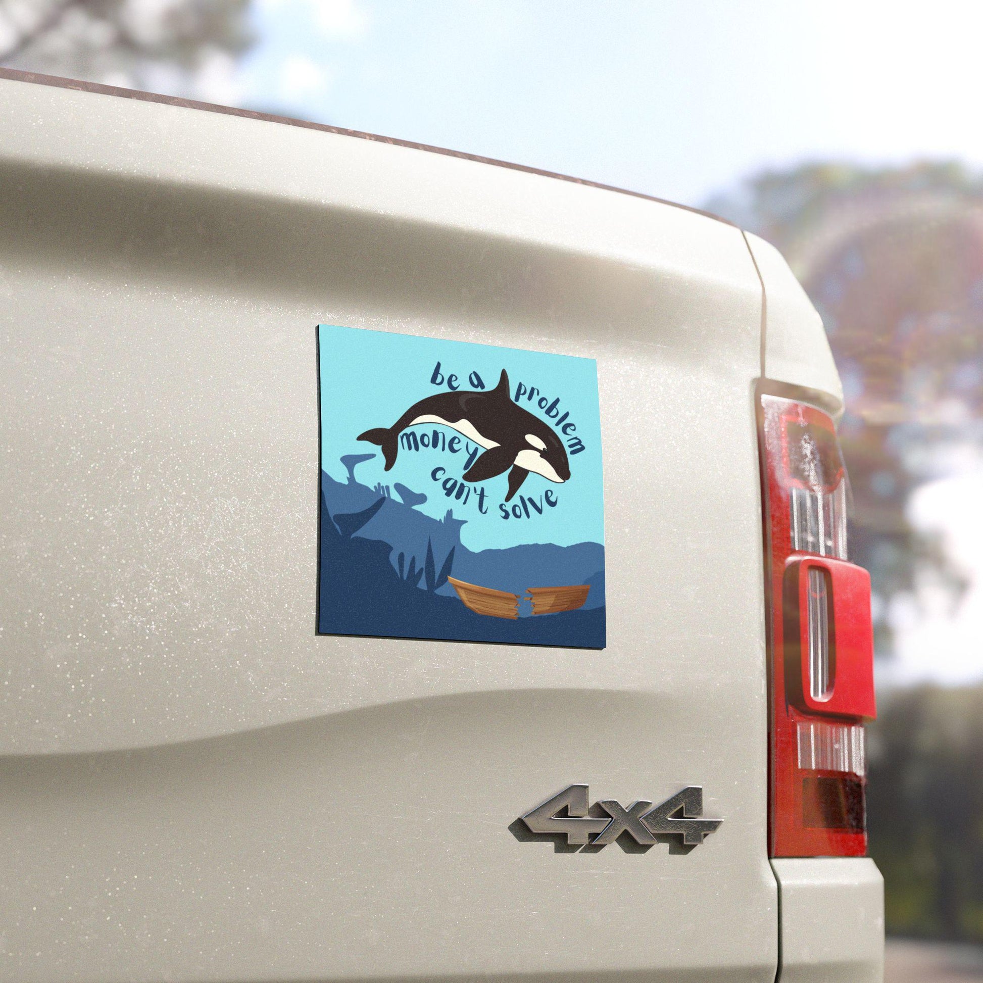 Sink the rich car magnet