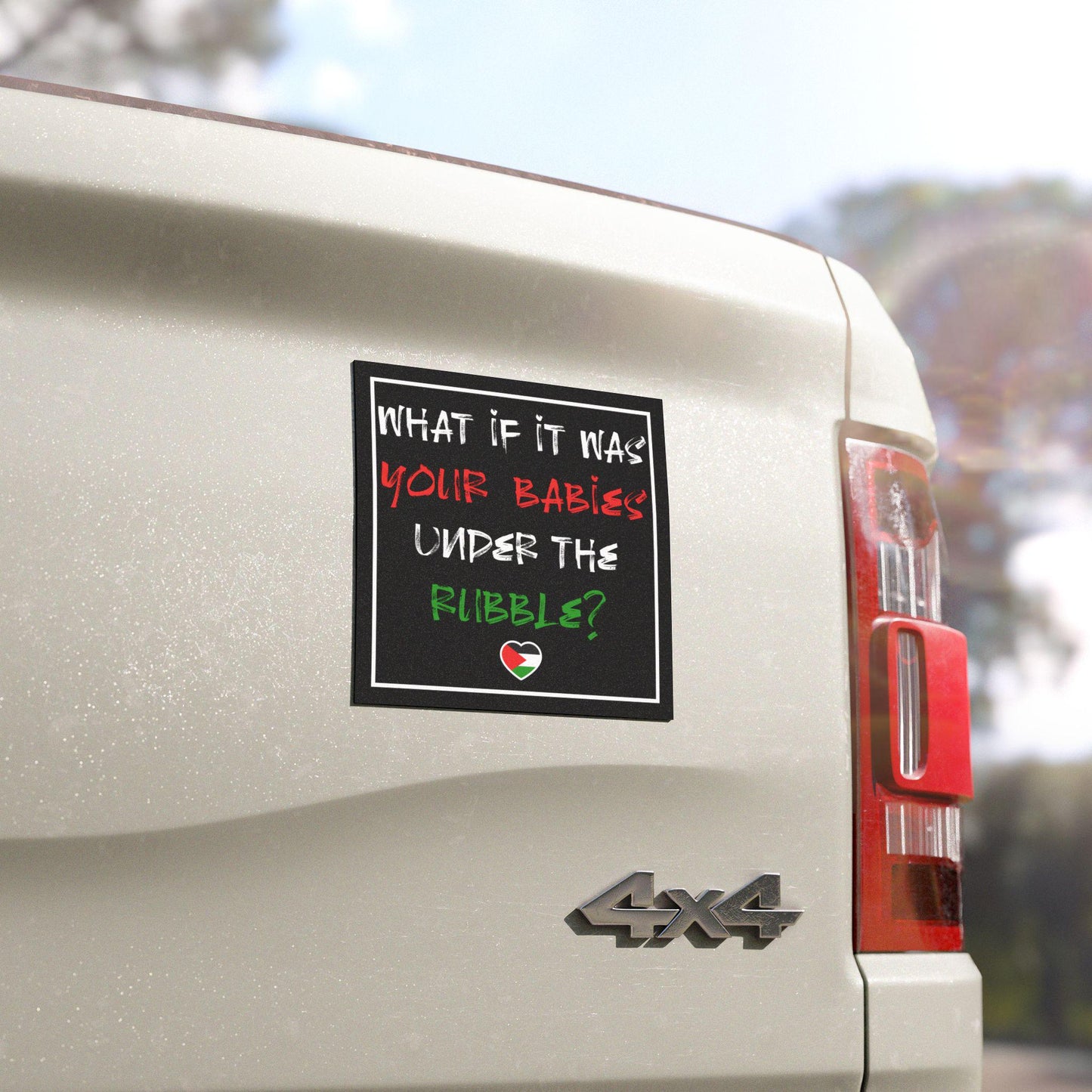 stop the genocide bumper sticker liberate Gaza magnet