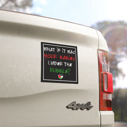 stop the genocide bumper sticker liberate Gaza magnet