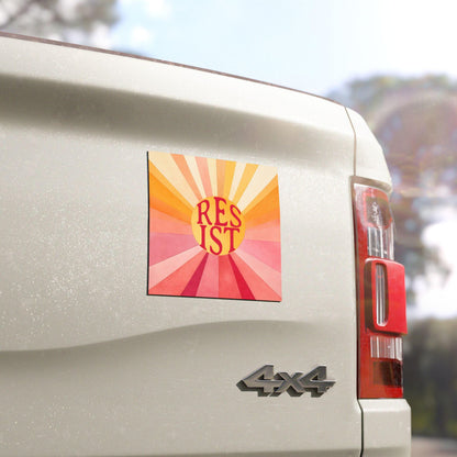 subtle anti Trump bumper sticker anti fascist magnet