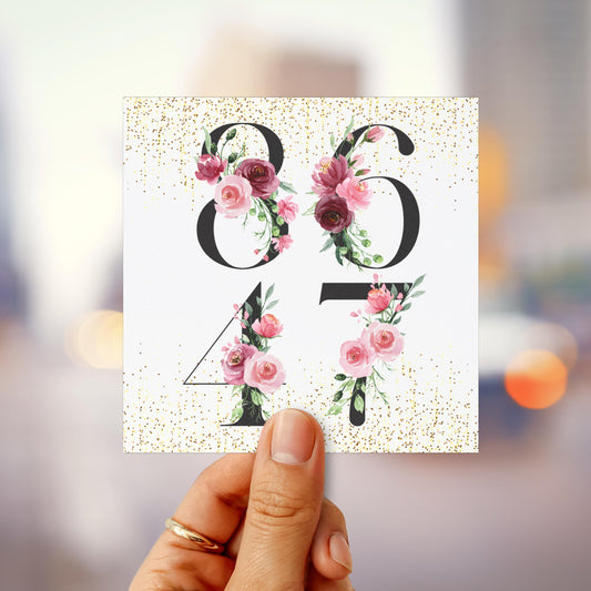 8647 car magnet subtle anti Trump bumper sticker