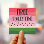 Free Palestine car magnet watermelon bumper sticker genocide is never justified magnet save Gaza car decal anti war magnet human rights gift