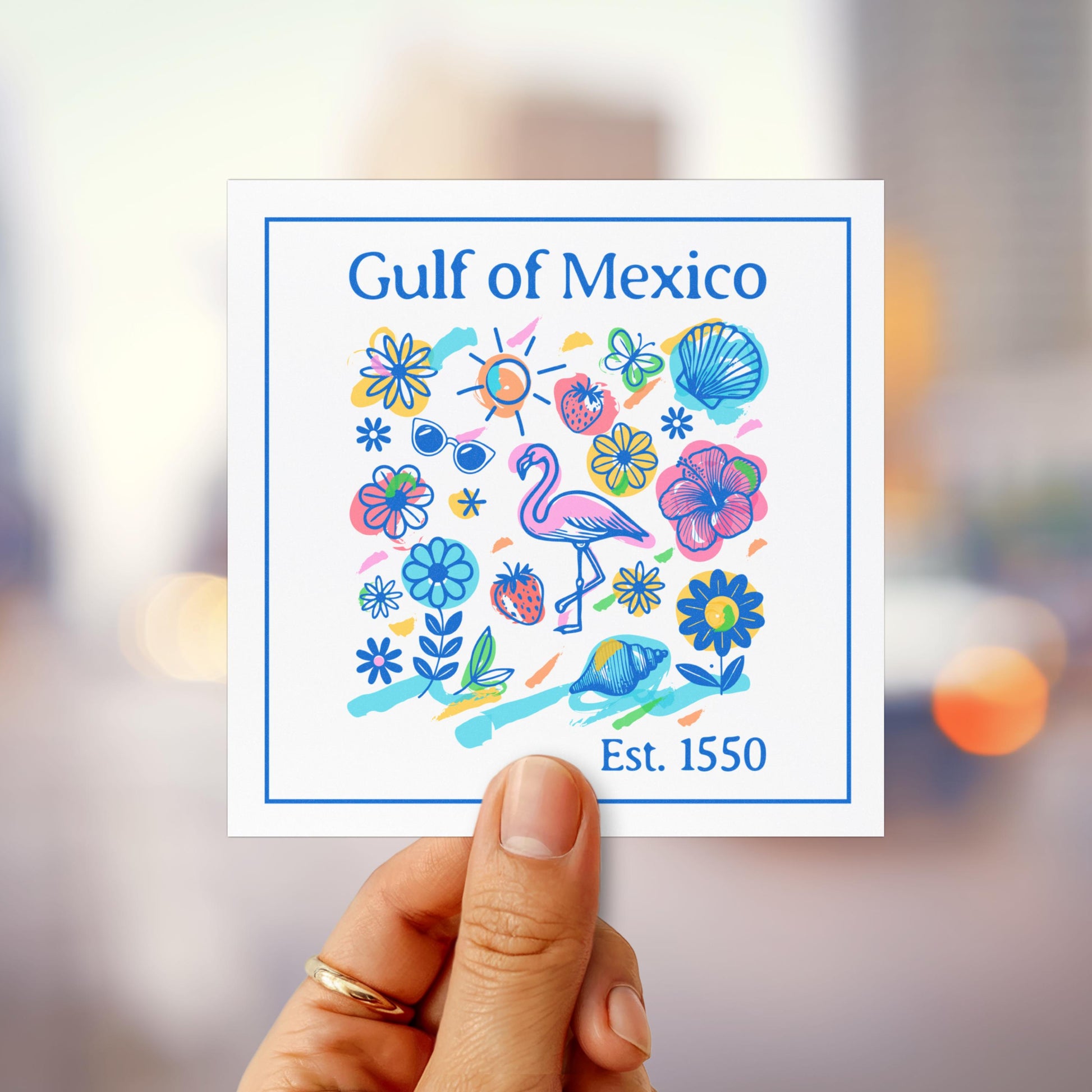 Gulf of Mexico car magnet