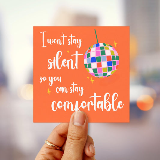 Trans rights car magnet