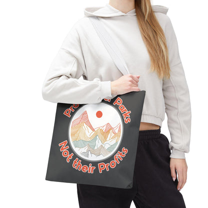 Protect our parks tote bag anti fascism merch anti Trump gift idea f*ck MAGA tote FDT merch granola girl tote bag animal lover gift resist