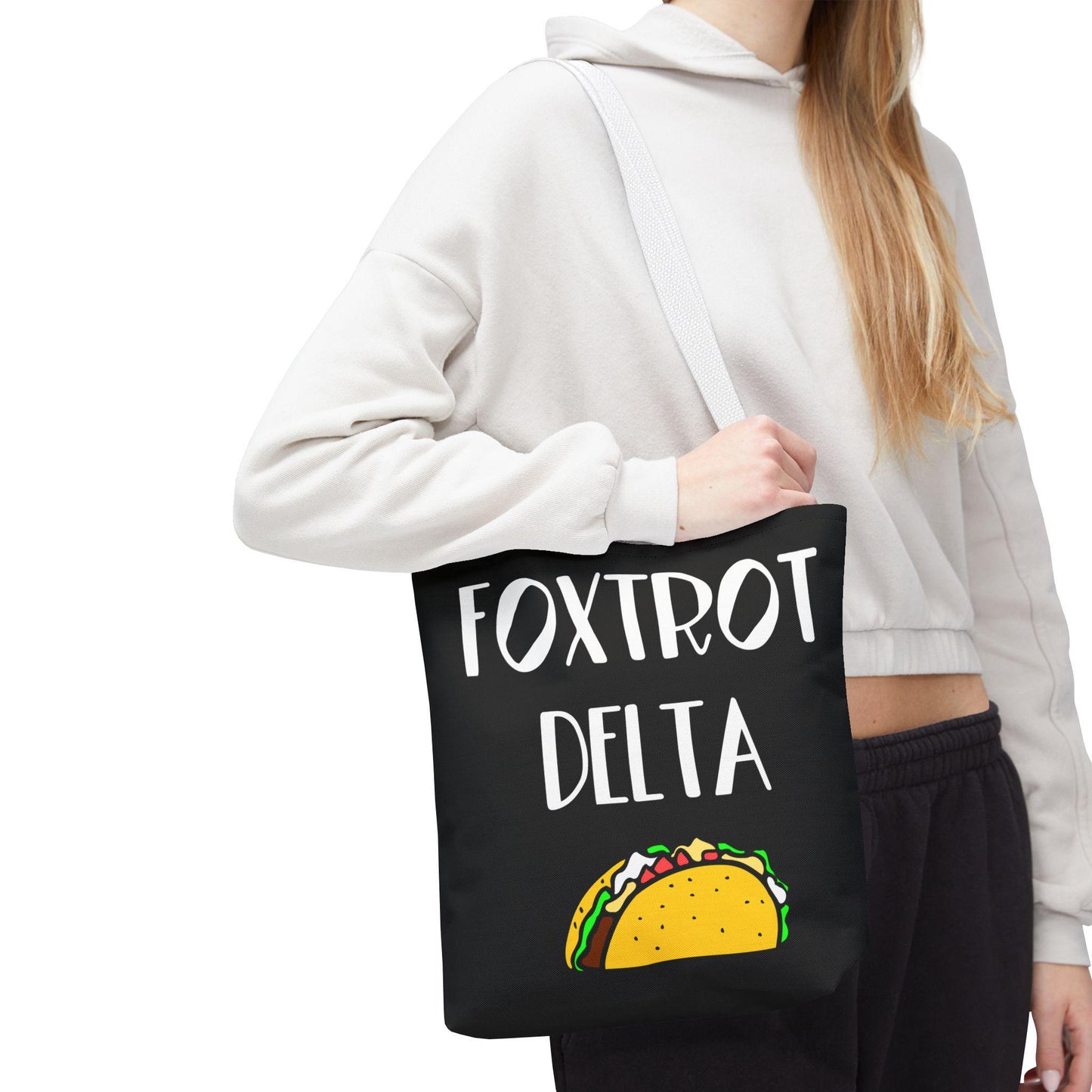subtle anti Trump gift foxtrot delta tango bag