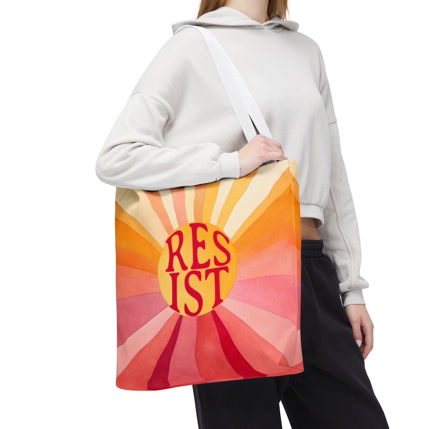 anti Trump tote bag subtle political activist gift idea