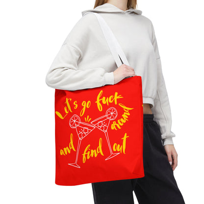 F*ck around and find out tote bag girls night out gift idea bachelorette party merch divorce celebration gift idea breakup tote bag funny
