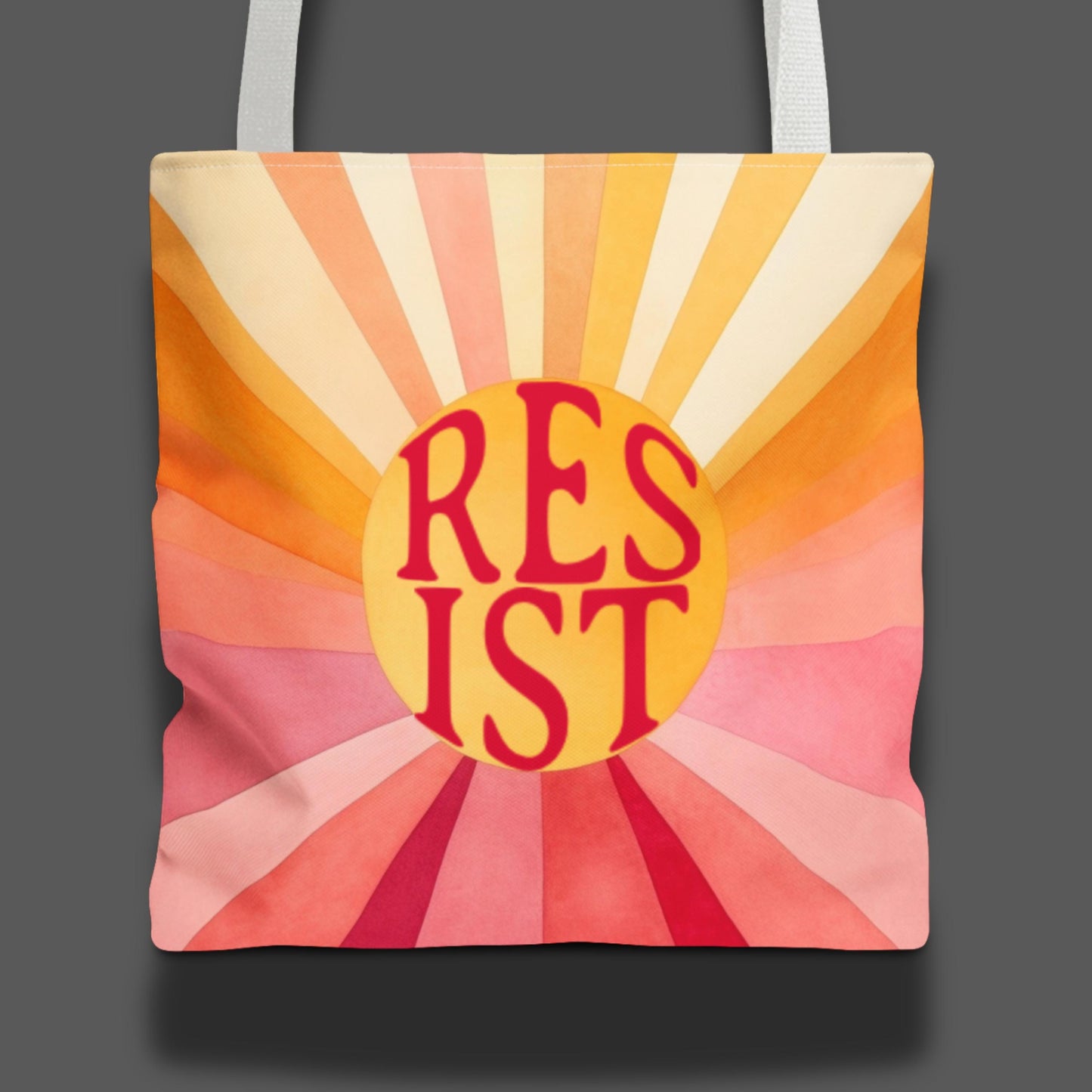 Resist tote bag anti fascism gift idea