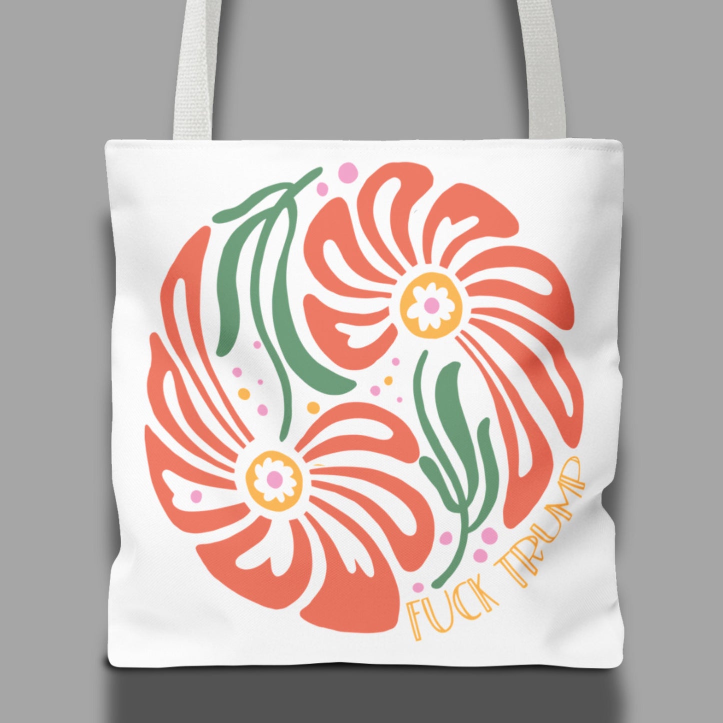 Subtle f*ck Trump tote bag