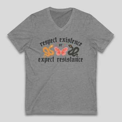 Respect existence or expect resistance shirt trans rights merch pride apparel political activist tee lgbtq rights shirt queer pride merch