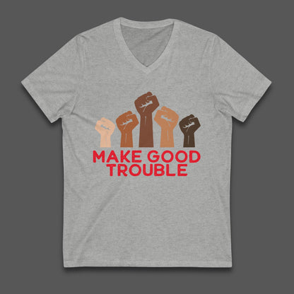 Make good trouble shirt anti fascism merch f*ck ICE apparel no kings protest shirt anti Trump gift idea feminist shirt political activist