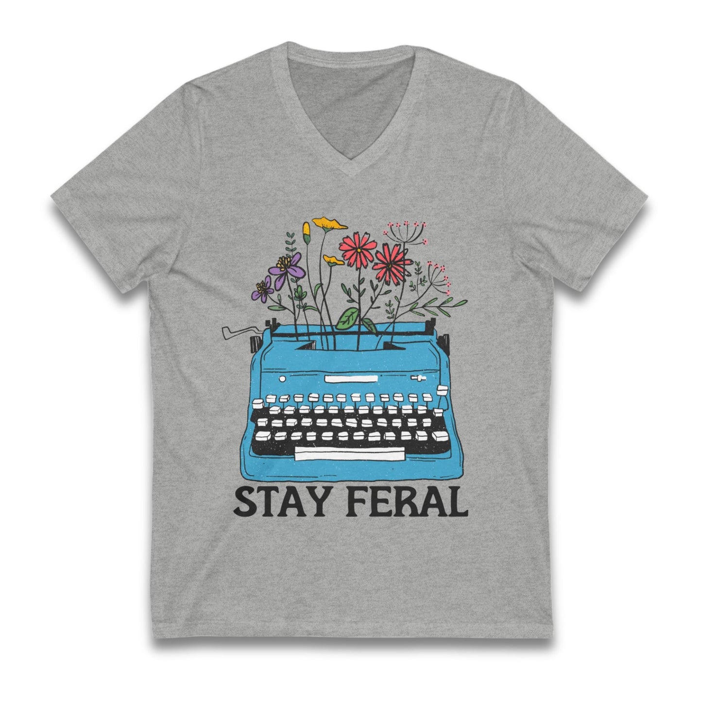 Stay feral shirt funny feminist merch book lover gift idea destroy the patriarchy shirt anti fascism gift idea womens rights shirt resist