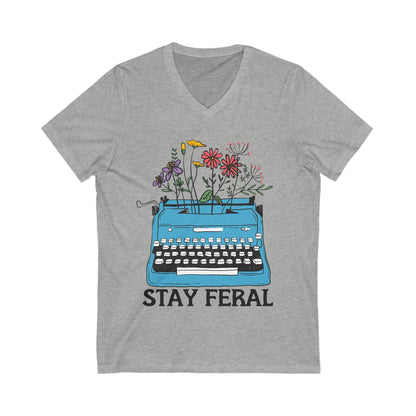 Stay feral shirt funny feminist merch book lover gift idea destroy the patriarchy shirt anti fascism gift idea womens rights shirt resist