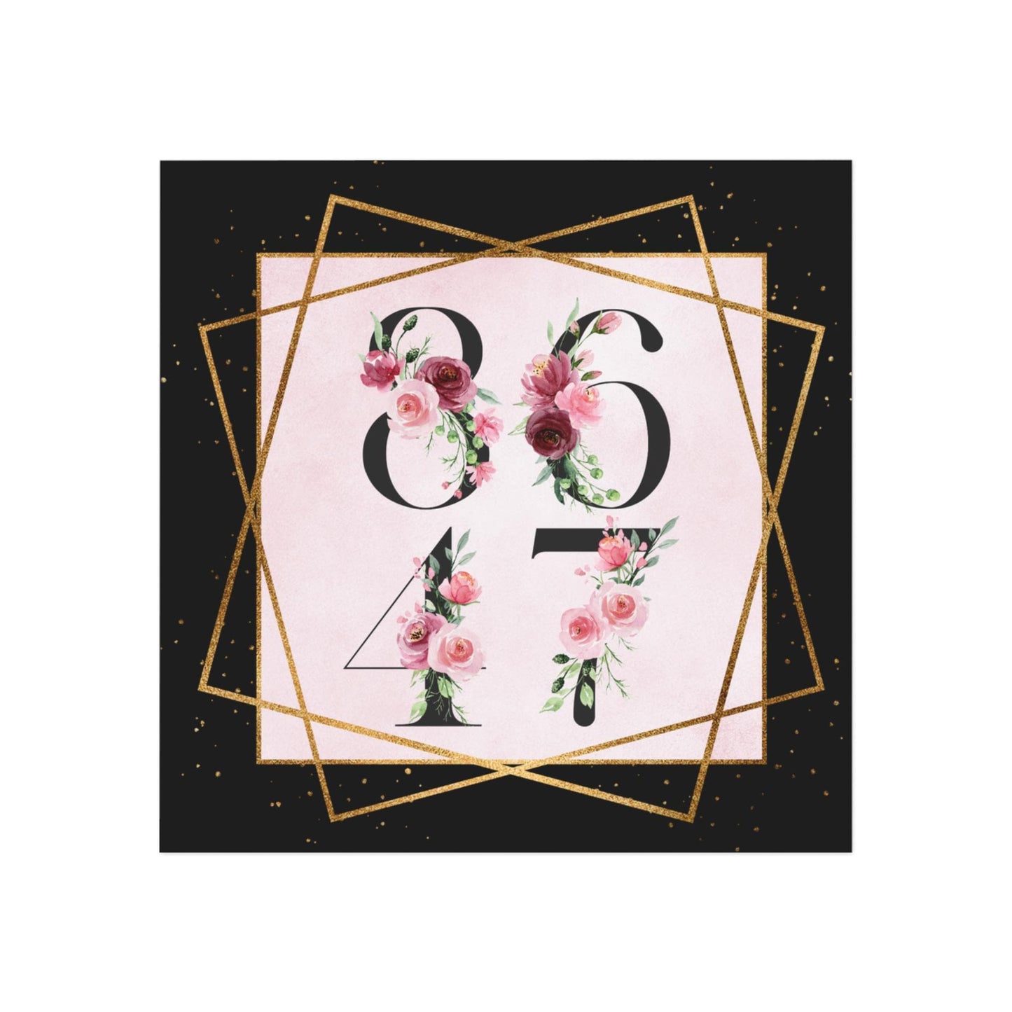 8647 magnet foxtrot delta tango merch anti Trump gift idea subtle f*ck Trump magnet girly activist merch womens rights magnet anti MAGA gift