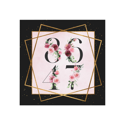 8647 magnet foxtrot delta tango merch anti Trump gift idea subtle f*ck Trump magnet girly activist merch womens rights magnet anti MAGA gift