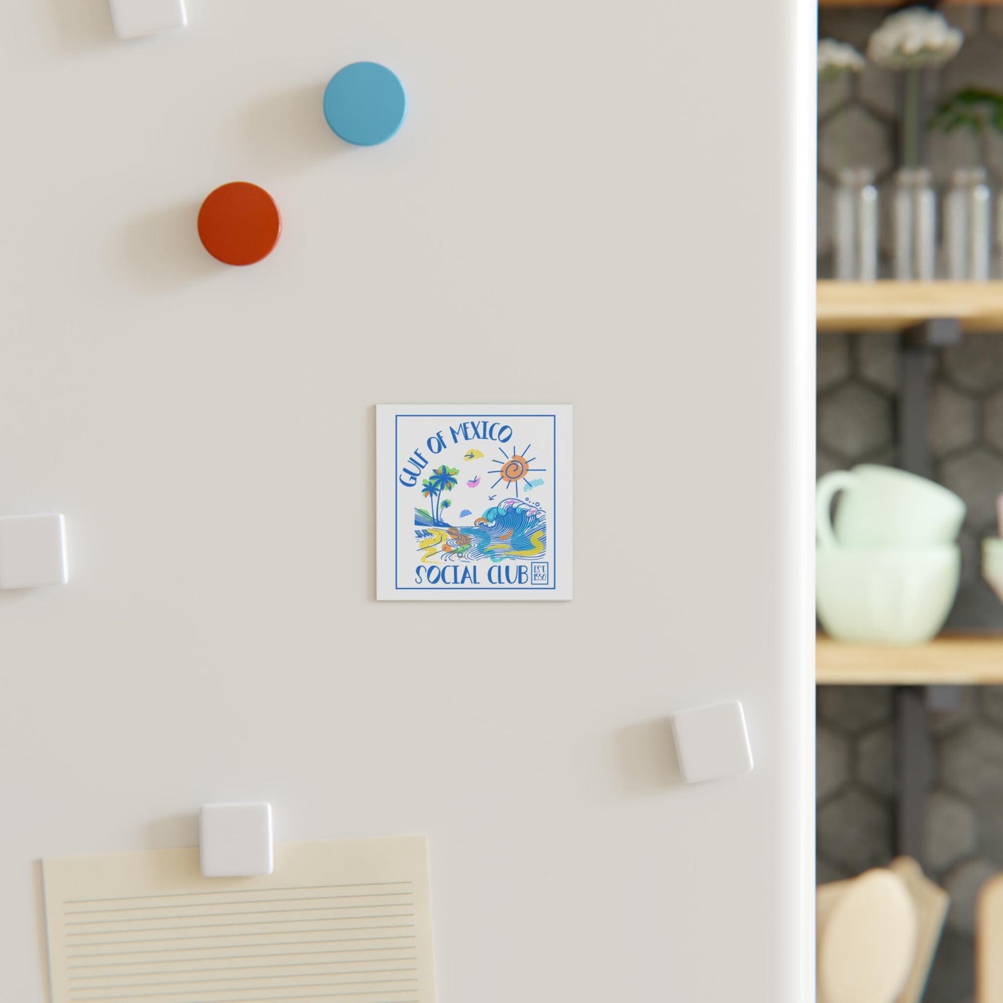 Gulf of Mexico magnet subtle anti Trump gifts funny political present anti MAGA merch anti Republican gift idea anti fascism magnet resist