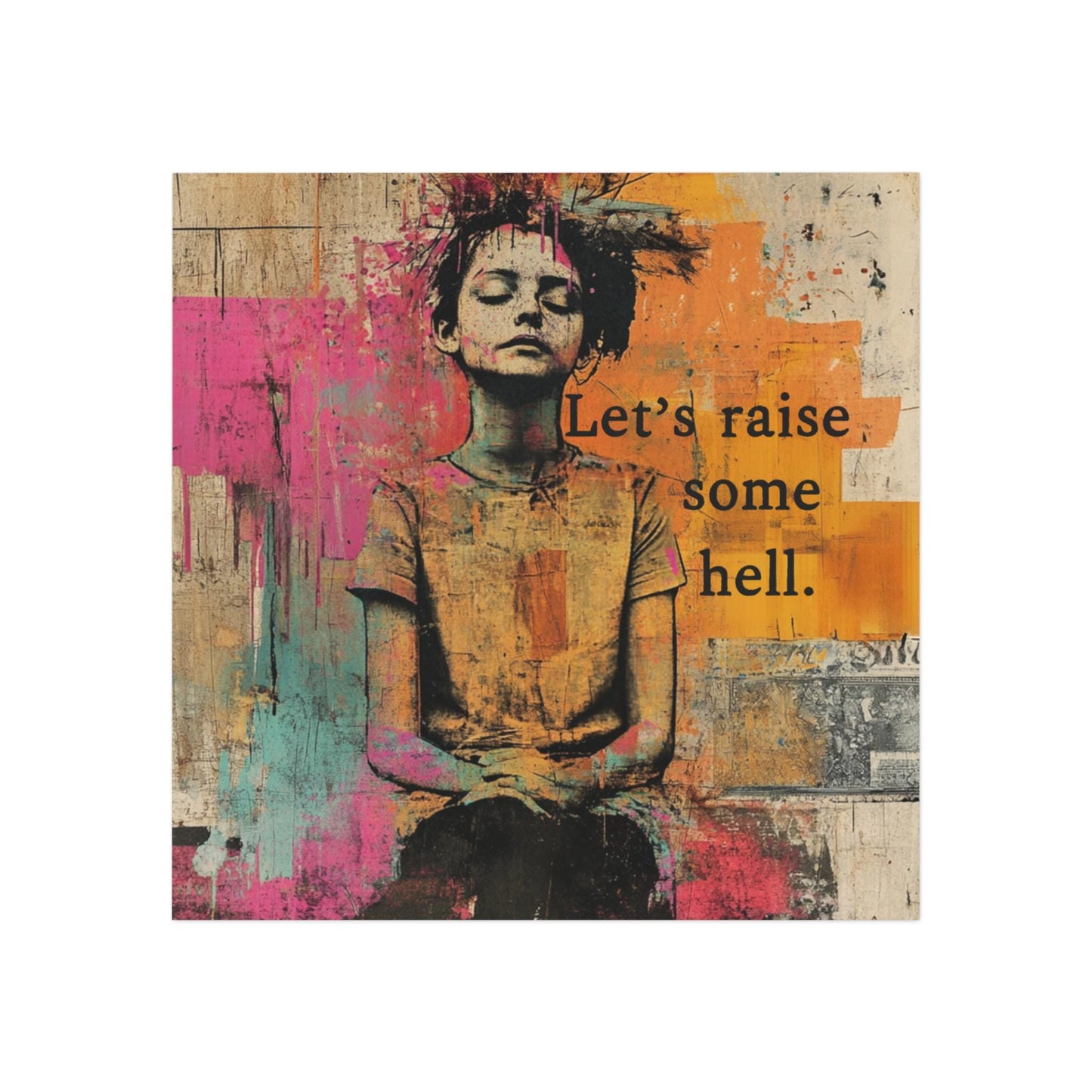 Raise some hell magnet feminist gift idea activist merch anti Trump magnet f*ck the patriarchy accessories pro democracy magnet trans rights